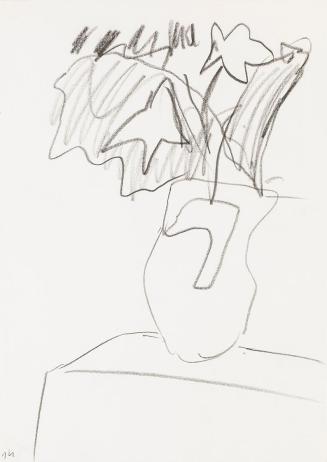 Kurt Hüpfner, Ohne Titel, um 1985, Bleistift auf Papier, kaschiert auf Karton, 29,6 × 21 cm, Pr ...