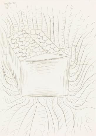 Kurt Hüpfner, Ohne Titel, 1995, Bleistift auf Papier, kaschiert auf Karton, 29,7 × 21 cm, Priva…