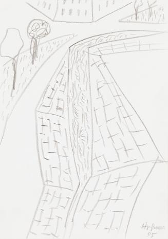 Kurt Hüpfner, Ohne Titel, 1995, Bleistift auf Papier, kaschiert auf Karton, 29,7 × 21 cm, Priva…