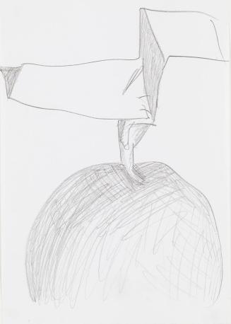 Kurt Hüpfner, Ohne Titel, um 1990, Bleistift auf Papier, kaschiert auf Karton, 29,7 × 21 cm, Pr ...