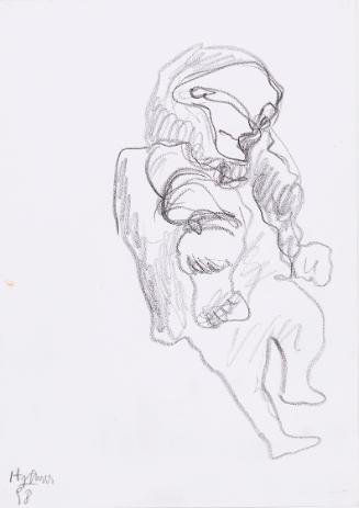 Kurt Hüpfner, Ohne Titel, 1998, Bleistift auf Papier, kaschiert auf Karton, 29,7 × 21 cm, Priva…