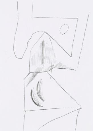 Kurt Hüpfner, Ohne Titel, um 2011, Bleistift auf Papier, 29,7 × 21 cm, Privatbesitz, Wien