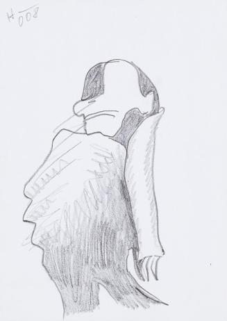 Kurt Hüpfner, Ohne Titel, 2008, Bleistift auf Papier, 29,7 × 21 cm, Privatbesitz, Wien