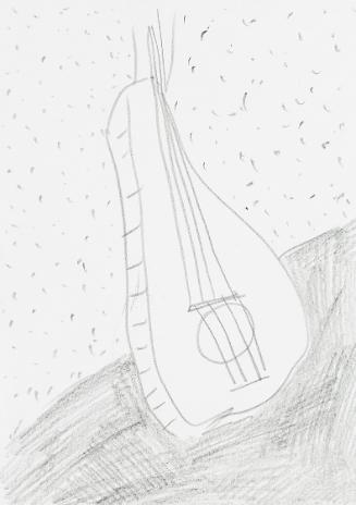 Kurt Hüpfner, Ohne Titel, um 2000, Bleistift auf Papier, 29,7 × 21 cm, Privatbesitz, Wien
