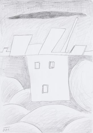 Kurt Hüpfner, Ohne Titel, 2001, Bleistift auf Papier, 29,7 × 21 cm, Privatbesitz, Wien, Inv.-Nr…