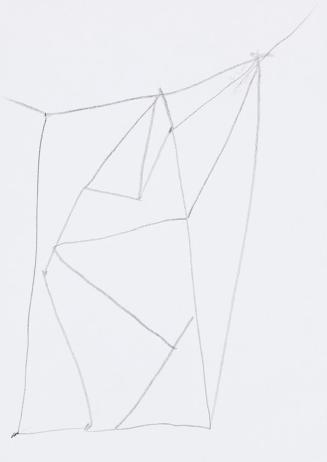 Kurt Hüpfner, Ohne Titel, um 2000, Bleistift auf Papier, 29,7 × 21 cm, Privatbesitz, Wien