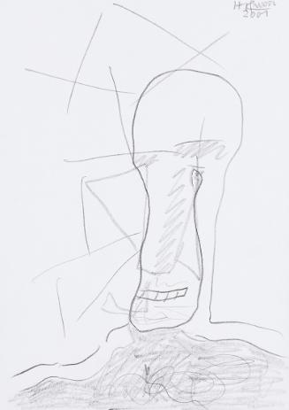 Kurt Hüpfner, Ohne Titel, 2001, Bleistift auf Papier, 29,7 × 21 cm, Privatbesitz, Wien, Inv.-Nr…