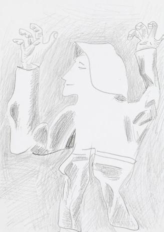 Kurt Hüpfner, Ohne Titel, um 2000, Bleistift auf Papier, 29,7 × 21 cm, Privatbesitz, Wien, Inv. ...