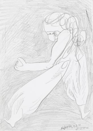 Kurt Hüpfner, Ohne Titel, 2000, Bleistift auf Papier, 29,7 × 21 cm, Privatbesitz, Wien, Inv.-Nr…