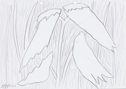 Kurt Hüpfner, Ohne Titel, 1994, Bleistift auf Papier, 21 × 29,7 cm, Privatbesitz, Wien, Inv.-Nr ...