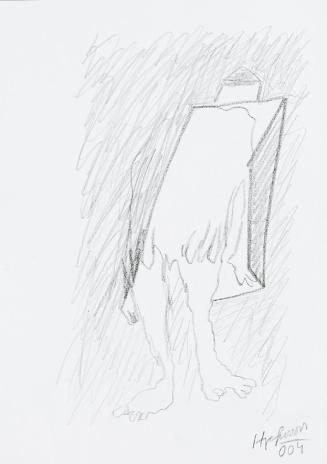 Kurt Hüpfner, Ohne Titel, 2004, Bleistift auf Papier, 29,7 × 21 cm, Privatbesitz, Wien