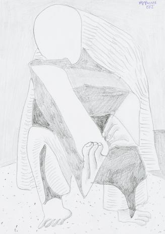 Kurt Hüpfner, Ohne Titel, 2002, Bleistift auf Papier, 29,7 × 21 cm, Privatbesitz, Wien