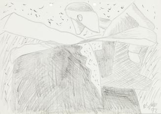 Kurt Hüpfner, Ohne Titel, 1992, Bleistift auf Papier, 21 × 29,7 cm, Privatbesitz, Wien, Inv.-Nr ...