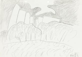 Kurt Hüpfner, Ohne Titel, 1992, Bleistift auf Papier, 21 × 29,7 cm, Privatbesitz, Wien, Inv.-Nr…