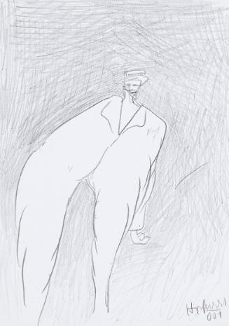Kurt Hüpfner, Ohne Titel, 2001, Bleistift auf Papier, 29,7 × 21 cm, Privatbesitz, Wien, Inv.-Nr…
