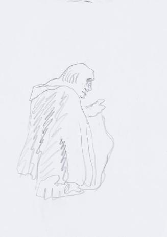 Kurt Hüpfner, Ohne Titel, um 2003, Bleistift auf Papier, 29,7 × 21 cm, Privatbesitz, Wien