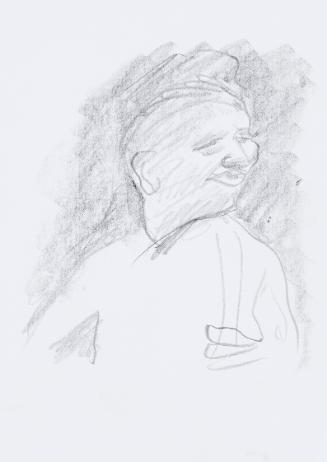 Kurt Hüpfner, Ohne Titel, um 2003, Bleistift auf Papier, 29,7 × 21 cm, Privatbesitz, Wien