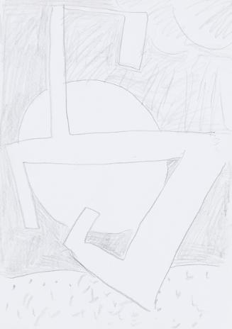 Kurt Hüpfner, Ohne Titel, um 2003, Bleistift auf Papier, 29,7 × 21 cm, Privatbesitz, Wien