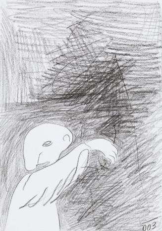 Kurt Hüpfner, Ohne Titel, 2003, Bleistift auf Papier, 29,7 × 21 cm, Privatbesitz, Wien