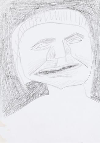 Kurt Hüpfner, Ohne Titel, um 2000, Bleistift auf Papier, 29,7 × 21 cm, Privatbesitz, Wien