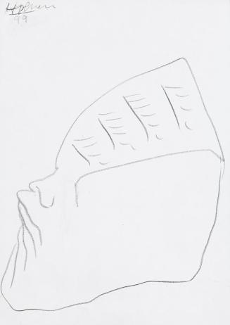 Kurt Hüpfner, Ohne Titel, 1999, Bleistift auf Papier, 29,7 × 21 cm, Privatbesitz, Wien