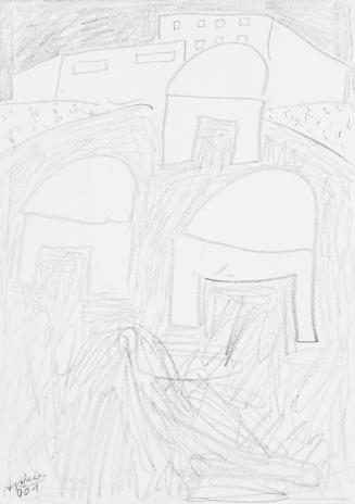 Kurt Hüpfner, Ohne Titel, 2001, Bleistift auf Papier, 29,7 × 21 cm, Privatbesitz, Wien