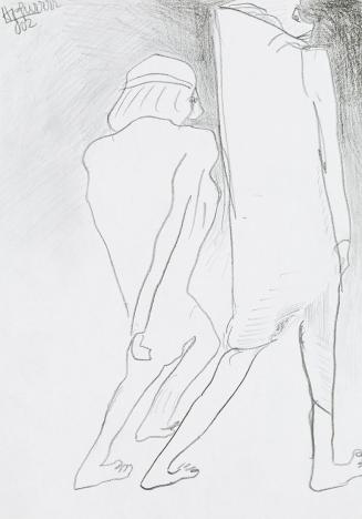 Kurt Hüpfner, Ohne Titel, 2002, Bleistift auf Papier, 29,7 × 21 cm, Privatbesitz, Wien