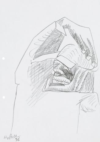 Kurt Hüpfner, Ohne Titel, 1996, Bleistift auf Papier, 29,7 × 21 cm, Privatbesitz, Wien