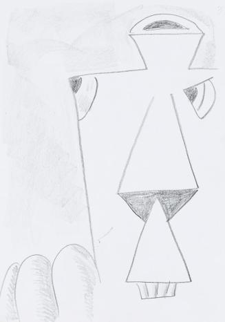 Kurt Hüpfner, Ohne Titel, um 2010, Bleistift auf Papier, 29,7 × 21 cm, Privatbesitz, Wien, Inv. ...