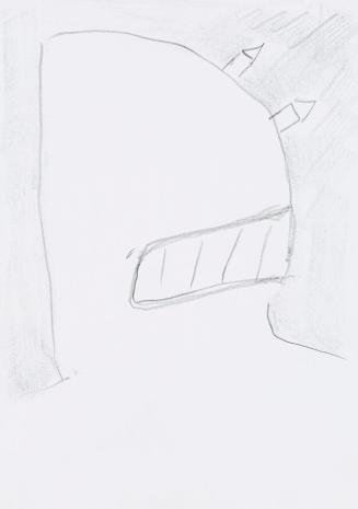Kurt Hüpfner, Ohne Titel, um 2005, Bleistift auf Papier, 29,7 × 21 cm, Privatbesitz, Wien