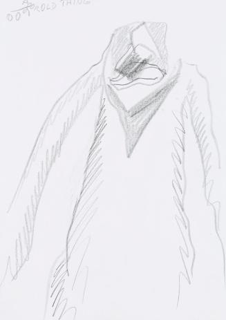 Kurt Hüpfner, "Poor old thing", 2009, Bleistift auf Papier, 29,7 × 21 cm, Privatbesitz, Wien