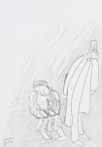 Kurt Hüpfner, Ohne Titel, 2004, Bleistift auf Papier, 29,7 × 21 cm, Privatbesitz, Wien