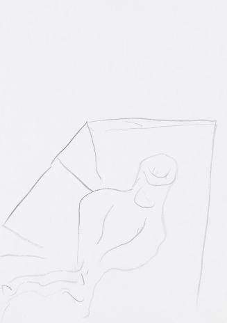 Kurt Hüpfner, Ohne Titel, um 2010, Bleistift auf Papier, 29,7 × 21 cm, Privatbesitz, Wien