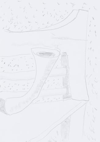 Kurt Hüpfner, Ohne Titel, um 2010, Bleistift auf Papier, 29,7 × 21 cm, Privatbesitz, Wien