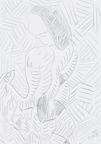 Kurt Hüpfner, Ohne Titel, 2008, Bleistift auf Papier, 29,7 × 21 cm, Privatbesitz, Wien