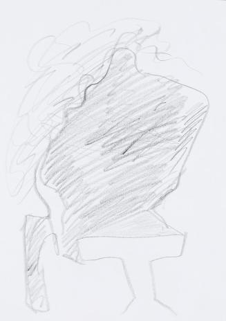 Kurt Hüpfner, Ohne Titel, um 2010, Bleistift auf Papier, 29,7 × 21 cm, Privatbesitz, Wien