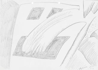 Kurt Hüpfner, Ohne Titel, 1994, Bleistift auf Papier, 21 × 29,7 cm, Privatbesitz, Wien