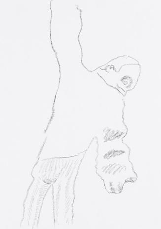 Kurt Hüpfner, Ohne Titel, um 2000, Bleistift auf Papier, 29,7 × 21 cm, Privatbesitz, Wien