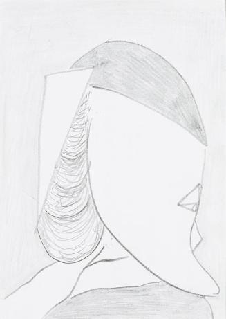 Kurt Hüpfner, Ohne Titel, um 2000, Bleistift auf Papier, 29,7 × 21 cm, Privatbesitz, Wien