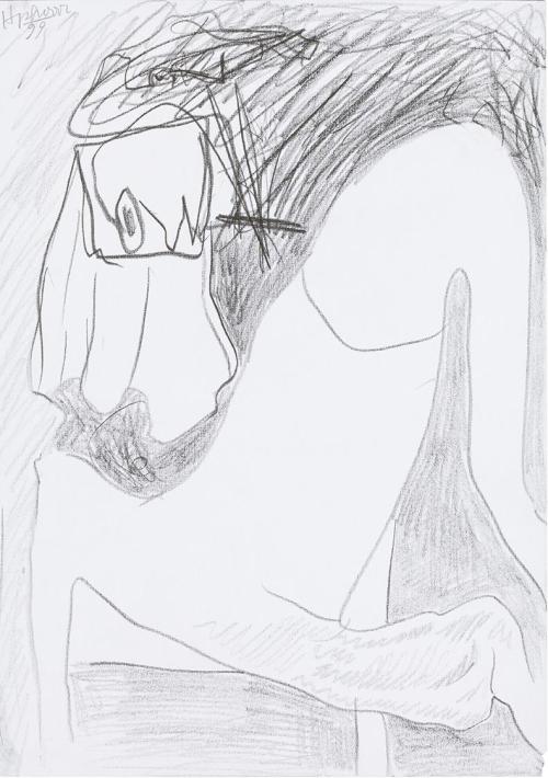 Kurt Hüpfner, Ohne Titel, 1999, Bleistift auf Papier, 29,7 × 21 cm, Privatbesitz, Wien, Inv.-Nr ...