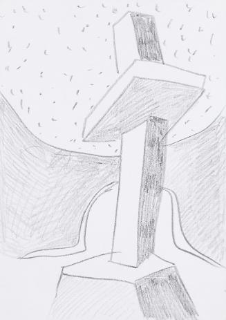 Kurt Hüpfner, Ohne Titel, um 2000, Bleistift auf Papier, 29,7 × 21 cm, Privatbesitz, Wien