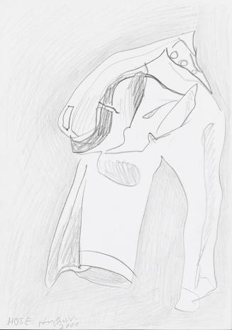 Kurt Hüpfner, Ohne Titel, 2000, Bleistift auf Papier, 29,7 × 21 cm, Privatbesitz, Wien