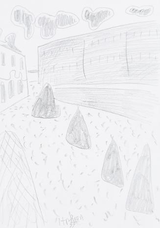 Kurt Hüpfner, Ohne Titel, 1999, Bleistift auf Papier, 29,7 × 21 cm, Privatbesitz, Wien