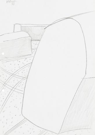 Kurt Hüpfner, Ohne Titel, 1995, Bleistift auf Papier, 29,7 × 21 cm, Privatbesitz, Wien