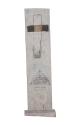 Kurt Hüpfner, Grabfried, 2017, Holz, Zeitungspapier, Karton, Acryl, Kohle, 119 × 35 × 15,5 cm,  ...