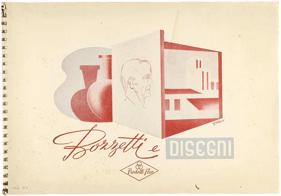 Alfred Wickenburg, Skizzenbuch: Bozzetti e Disegni, Prodotti Flex, Mod. 30/3 (Nr. 45), 1945/195 ...