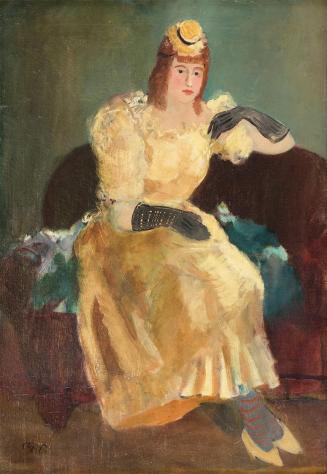 Otto Rudolf Schatz, Fasching, um 1940, Öl auf Leinwand, 64 × 43 cm