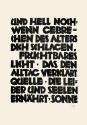 Otto Rudolf Schatz, Buchgestaltung: Ernst Preczang: Stimme der Arbeit, 1926 / 1928 [1991], Buch ...