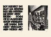 Otto Rudolf Schatz, Buchgestaltung: Ernst Preczang: Stimme der Arbeit, 1926 / 1928 [1991], Buch ...