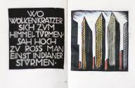 Otto Rudolf Schatz, Max Roden: Reise um die Welt, 1927, Blockbuch, aquarelliert, 12,5 × 10 cm,  ...